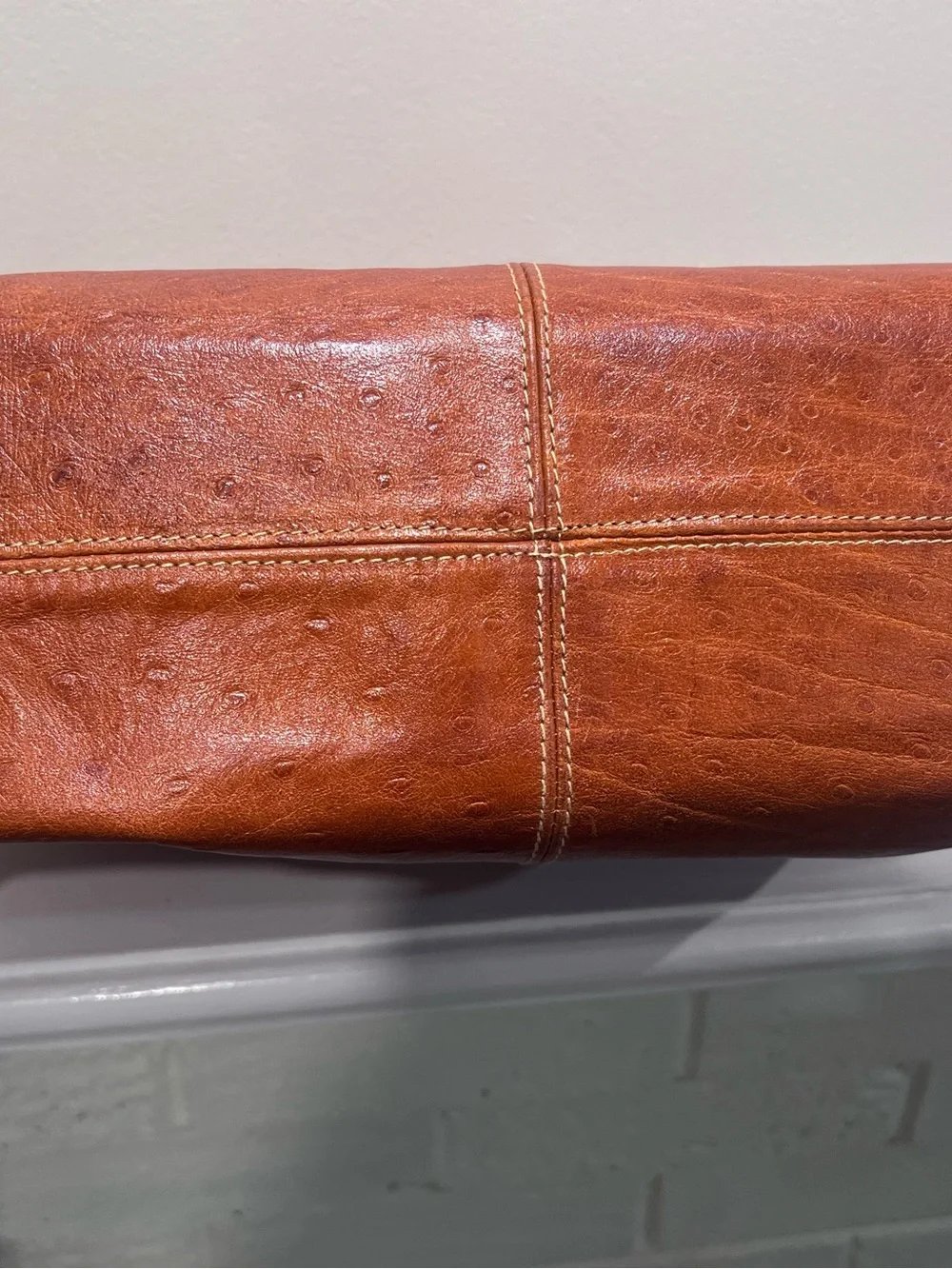 Women's Rustic Tan Leather Satchel - Versatile Shoulder & Top-Handle Bag